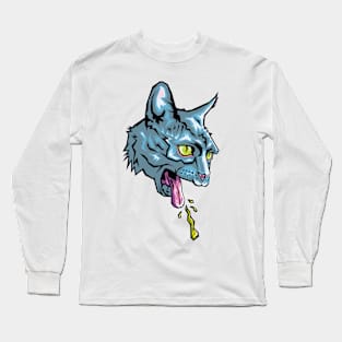 Puke Cat Long Sleeve T-Shirt